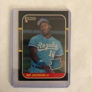 1987 DONRUSS Rated ROOKIE, BO JACKSON